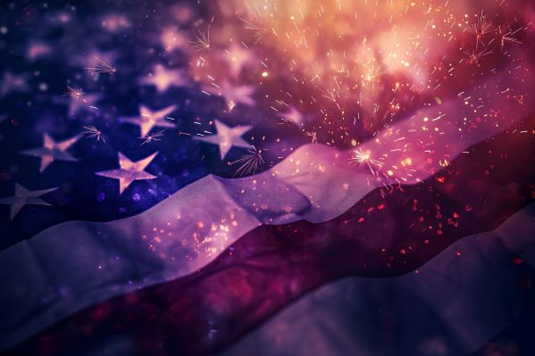 4th of July Free Background