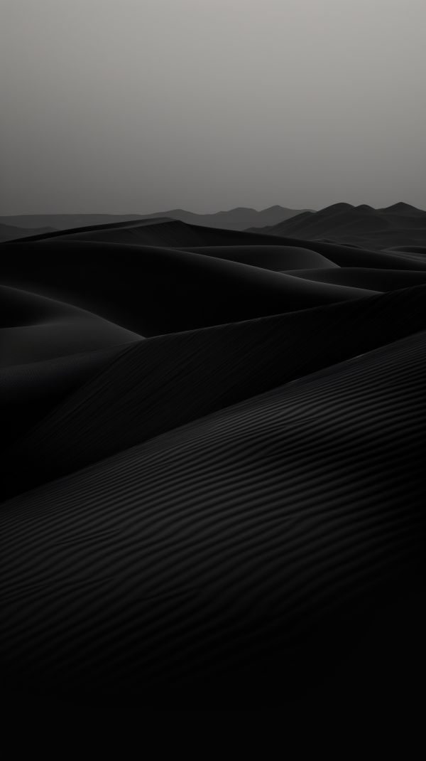 Black Dunes Smartphone Wallpaper