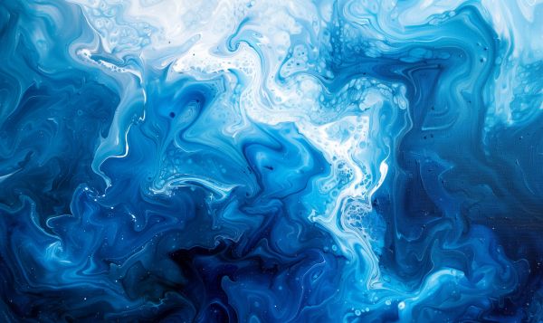 Blue Background Oil Abstraction Free Image