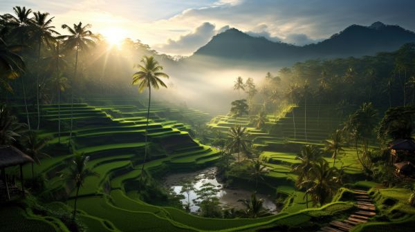 Breathtaking Bali Nature Free Image