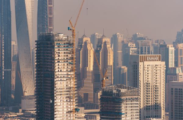 Construction of New Skyscrapers in Dubai Free Photo