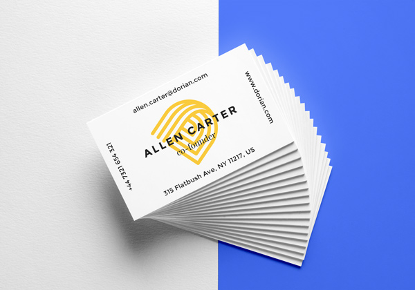 Realistic Business Cards MockUp