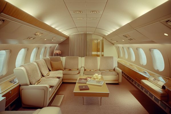 Golden Era of Flying in Private Jets Free Image