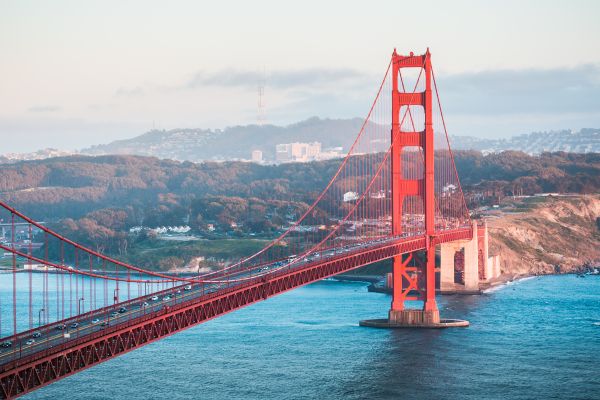 Golden Gate Bridge from Battery Spencer Viewpoint Free Photo