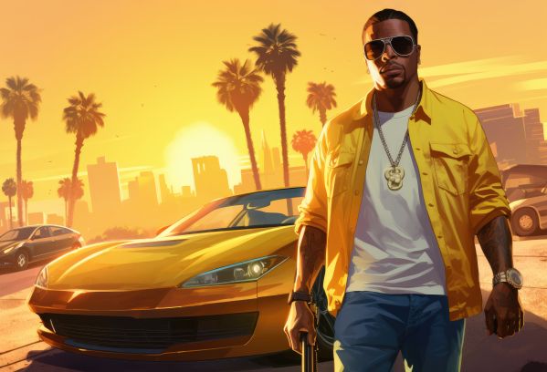 Grand Theft Auto Style Los Angeles Vibes Wallpaper Free Image