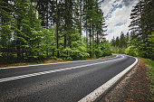 panoramic mountain road (HDRi)