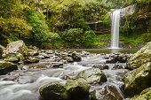 Beautiful view of Garapia Cascade in Maquine, Rio Grande do Sul, Brazil