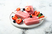 Berry popsicles