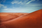 Sand dunes in the Arabian desert