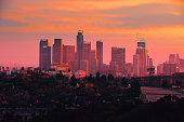 LA pinky sunset