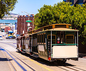 San francisco Hyde Street Cable Car California