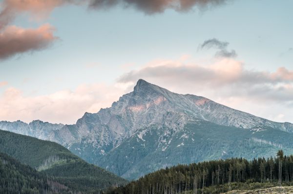 Krivan Mountain Peak in High Tatras, Slovakia Free Photo