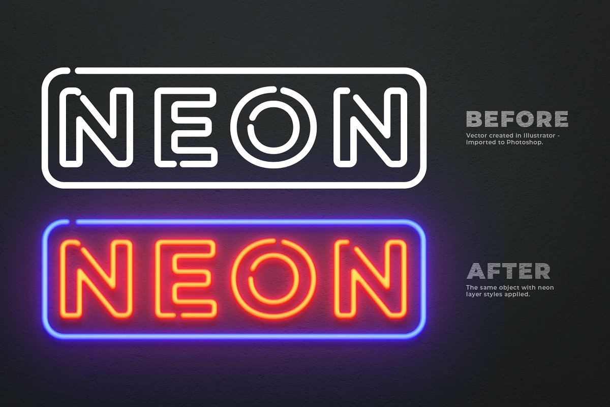 How To Create Neon Effect in Photoshop