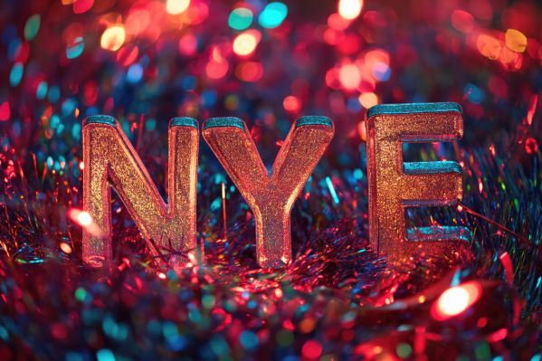 New Years Eve NYE Text Free Image