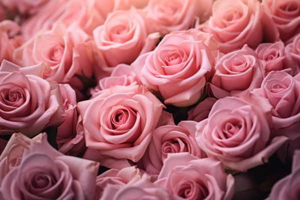 Pink Roses Bouquet Close-Up Free Photo