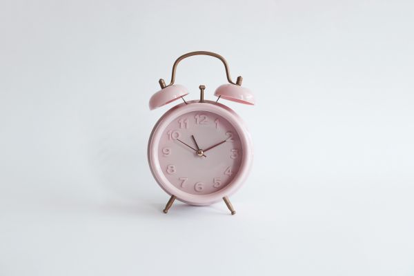 Pink Vintage Alarm Clock Retro Free Photo