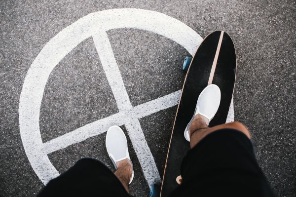 Ready to Longboard Ride Free Stock Photo