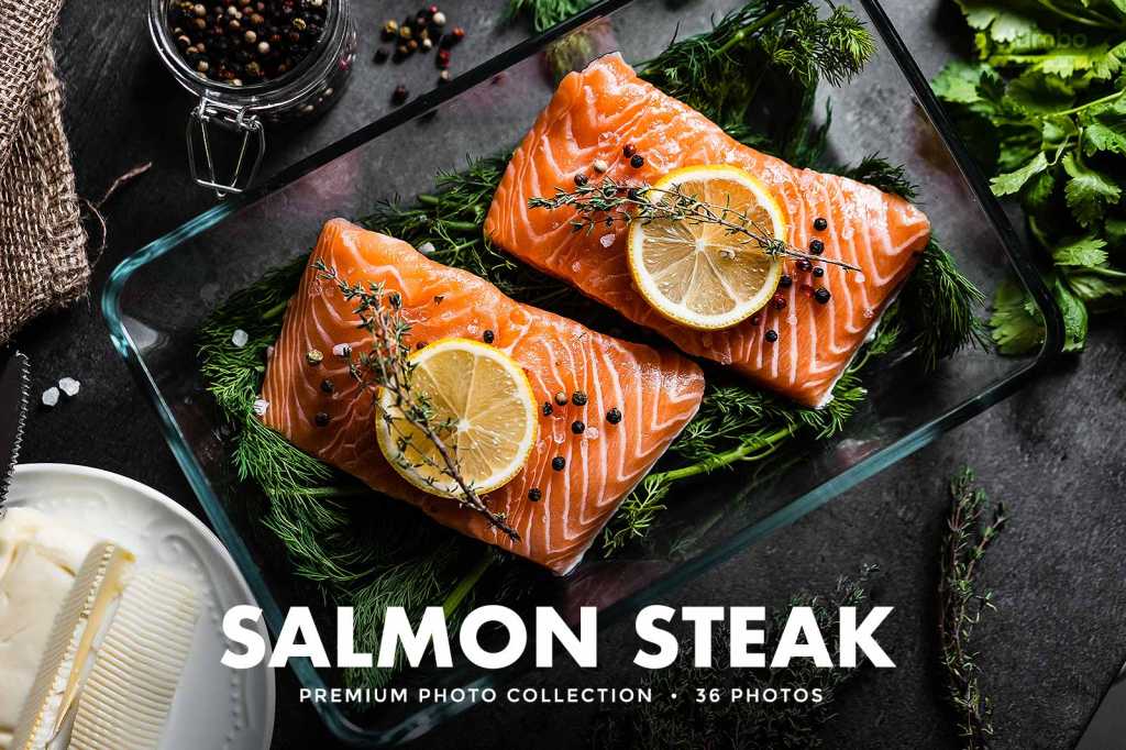 Salmon Steak Photo Collection