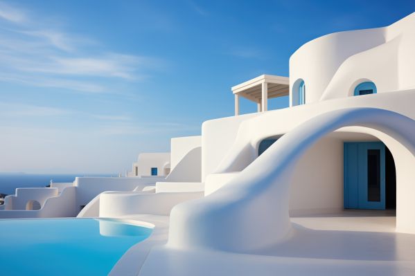 Santorini Architecture Concept Free Image