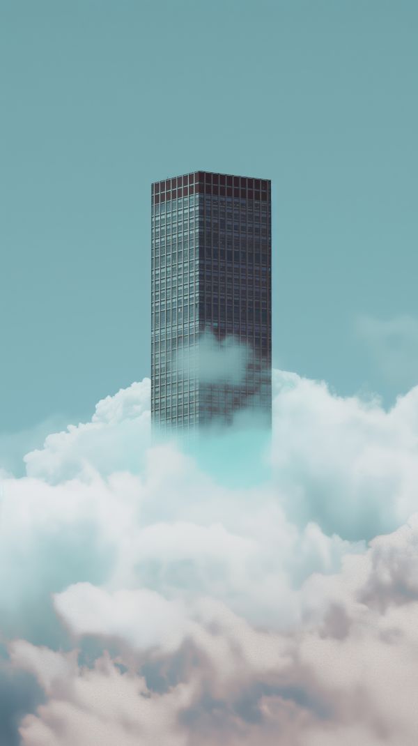 Skyscraper iPhone Depth Wallpaper Free Image