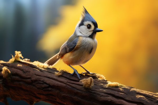 Titmouse in Nature Free Image