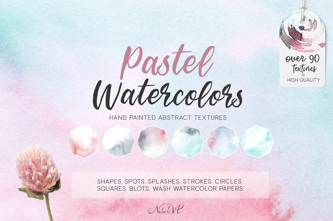 Pastel Watercolor Textures