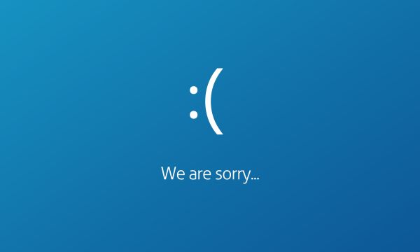 We are sorry Microsoft Blue Screen Sad Smiley Free Photo